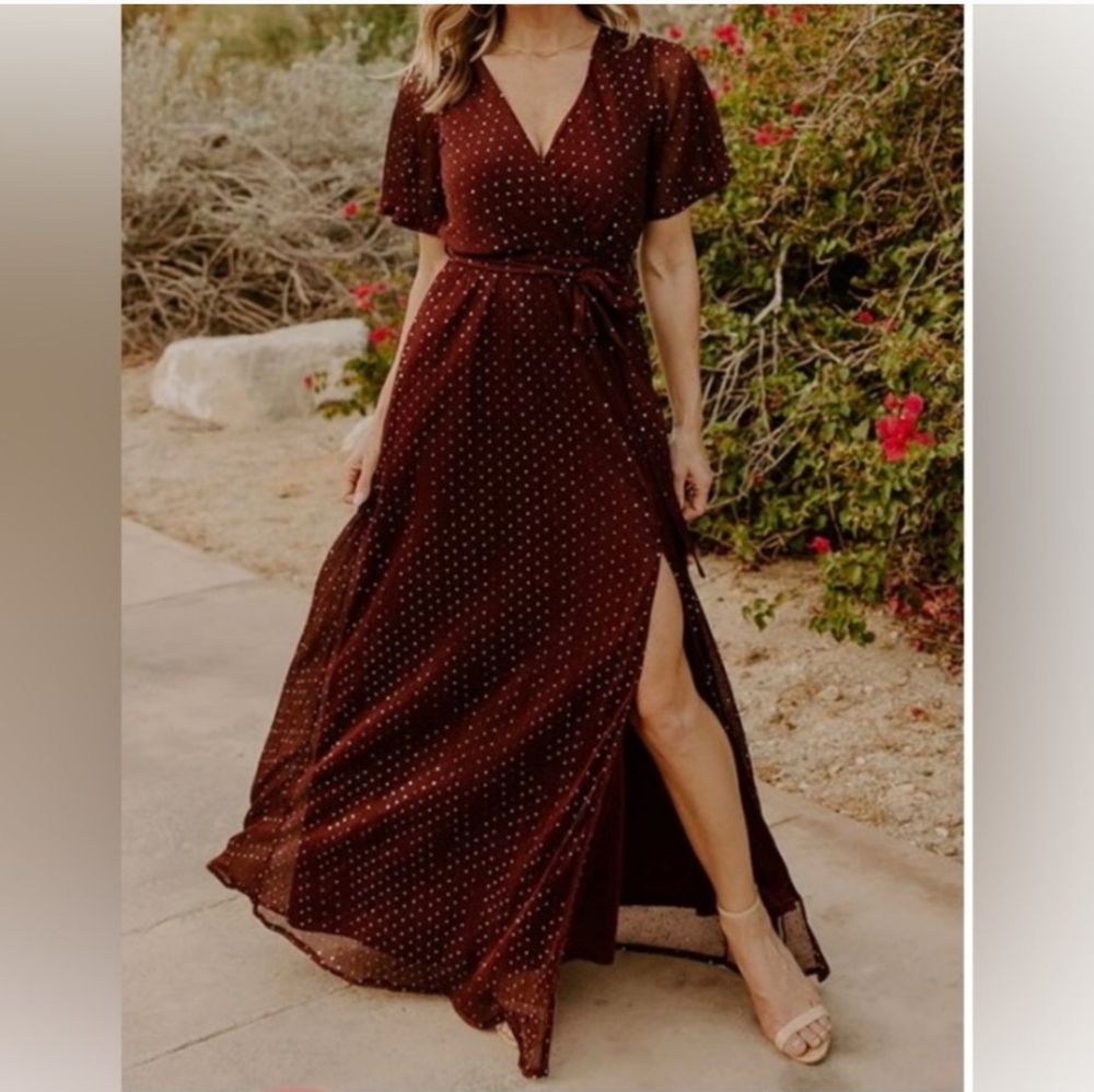 Baltic Born Grace Dress in Burgundy